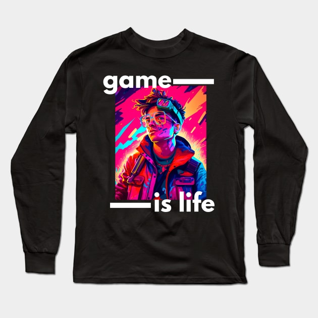 Game is Life Long Sleeve T-Shirt by MrsDagger